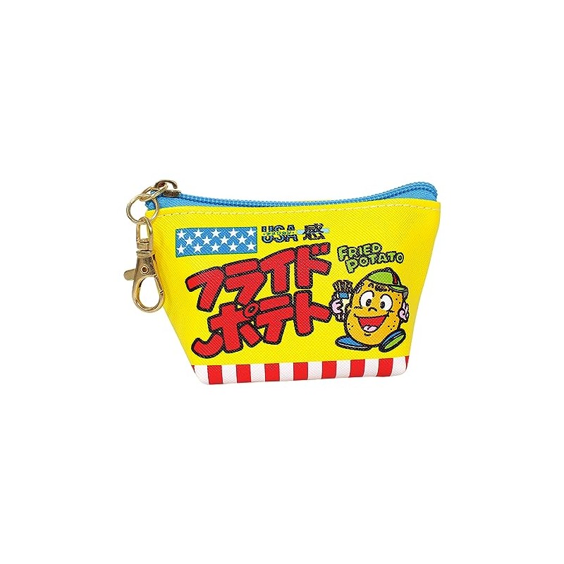 Tees Factory OC-5544170FP Triangular Mini Pouch, Crab and Shrimp, French