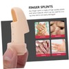 Ipetboom 6pcs Plastic Finger Splint Finger for Sprains Fractures Arthritis