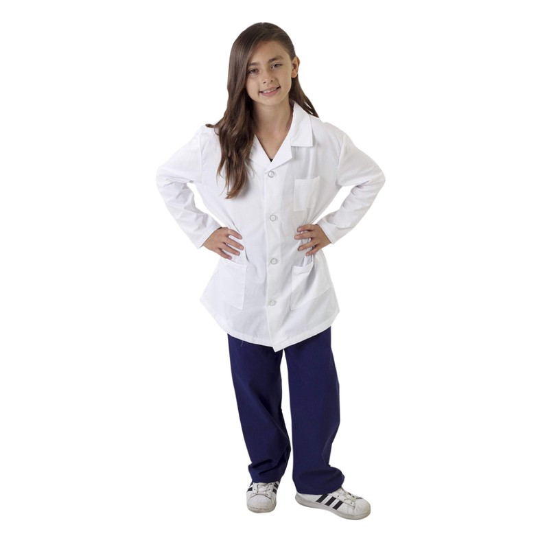 Natural Uniforms Childrens Lab Coat-Soft Touch, 12/14