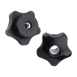 Yuluo Hardware Tools Star Knob Handle - Plastic Head Clamping Knob M6 M8 M10 M12 M14 M16 Female Thread Hand Grip Knobs Handle