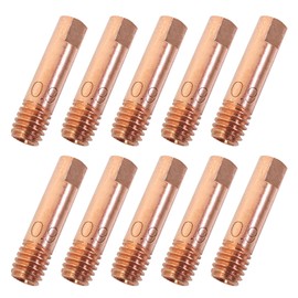 ZFKXGS Mig Mag Welding Machine, Welding Accessories, Welding Nozzles, M6 0.035 Inch Current Nozzle, Welding Contact Tips, Copper Contact Tip for 15AK MIG MAG Welding Torch, Accessories, Wear Parts