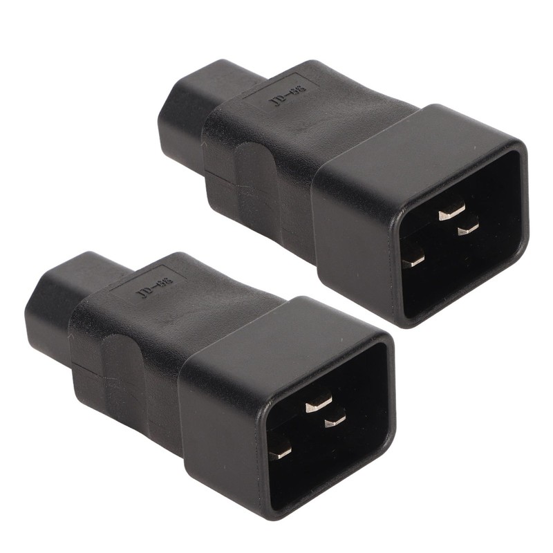 2pcs IEC320 C20 to IEC320 C15 Power Adapter Professional Standard