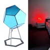 Dodecahedron Gaming Light, Cool RGBW LED Table Lamp with Stand