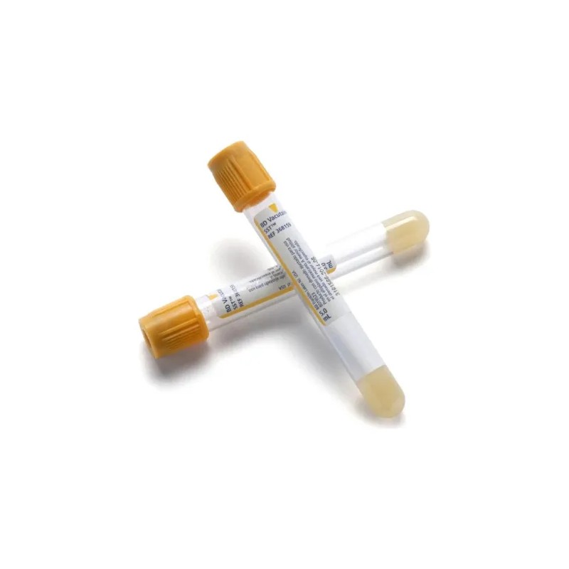 Tubo Oro Bd Con Gel Y Activador De Coagulación 6ml-100