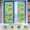 Stained Glass Window Film，Spring Window Clings,Rainbow Privacy Window Film One