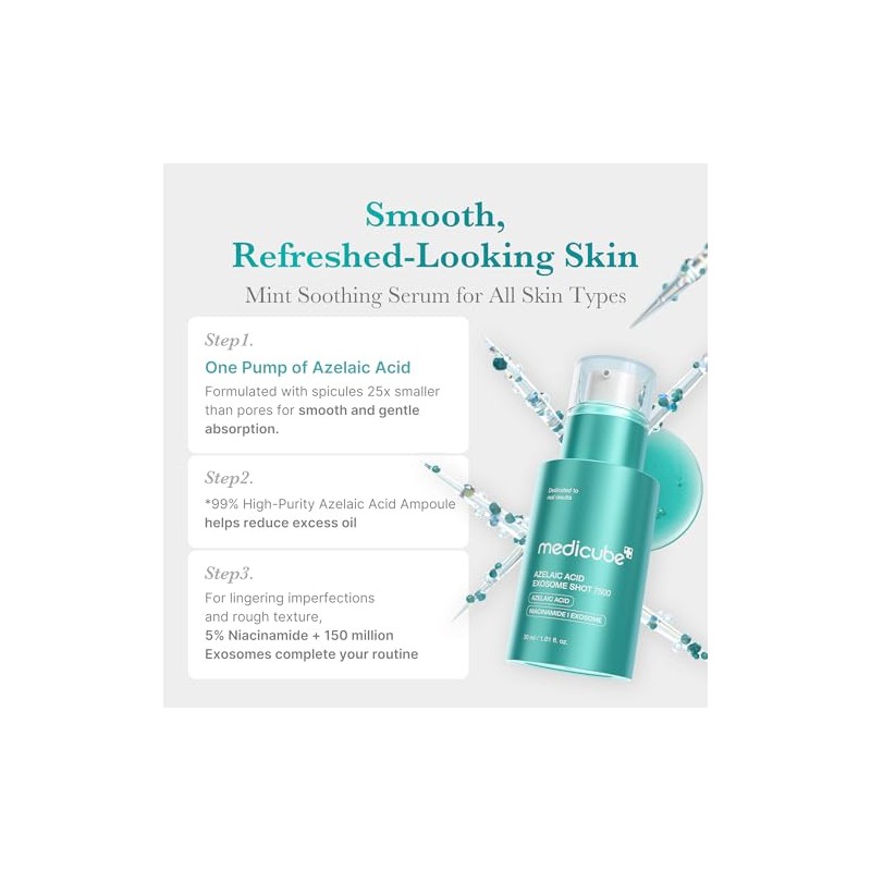 Medicube Azelaic Acid Exosome Shot 7500-30ml | Niacinamide + Exosome