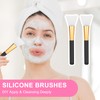 2 Pcs Silicone Face Mask Brushes Silicone Applicator Kit Mask