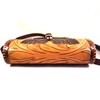 Bolsa de cuero para mujer, hecha a mano, cuero de