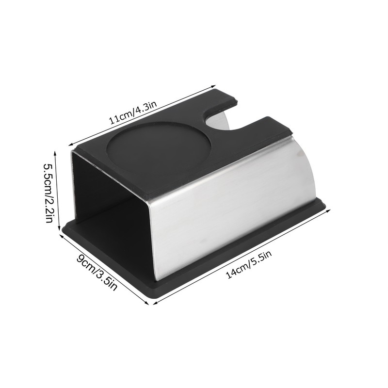 Non Slip Coffee Tamper Holder Stand Rack Tamping Station Mat