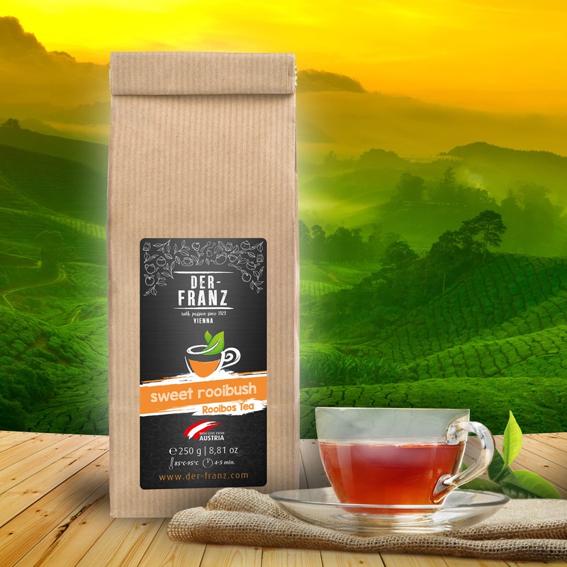 Der-Franz Rooibos Tea „Sweet Rooibos“ in whole leaves, 250 g
