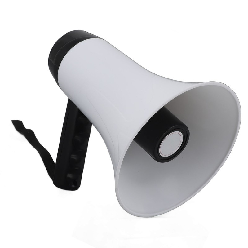 Portable Megaphone Bullhorn 30W Power Megaphone Speaker 300S Recording 500M