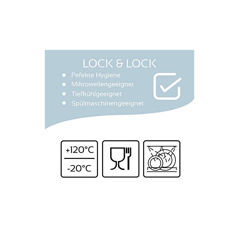 Lock & Lock Food Storage Box HPL806 – Set of