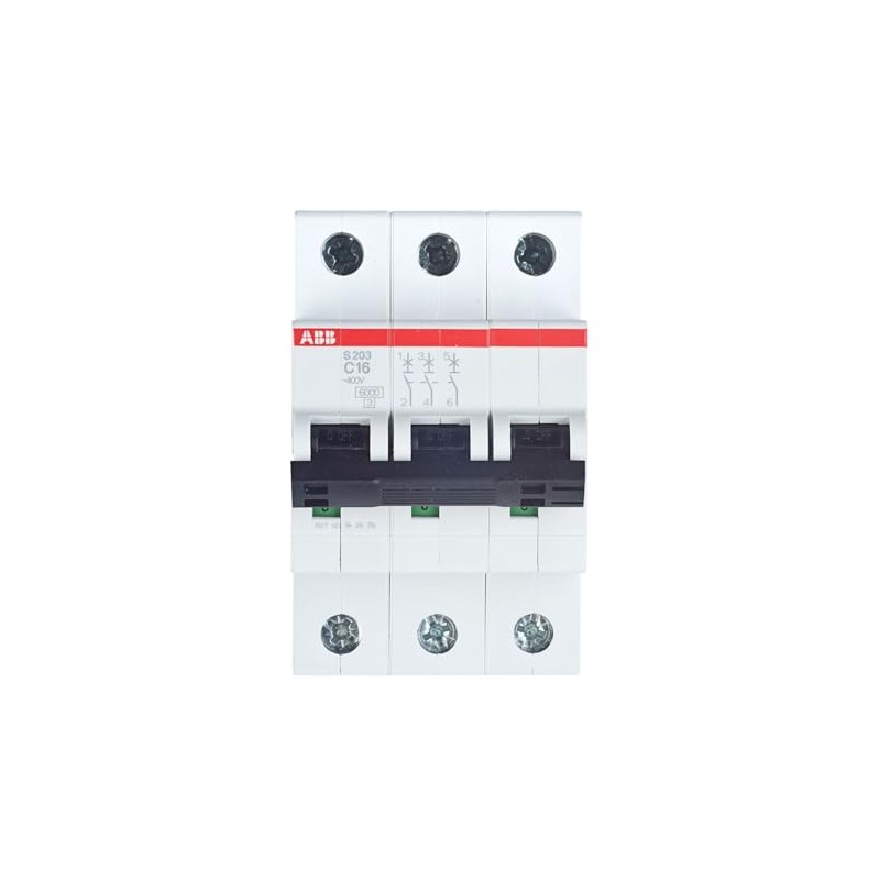 ABB S203-C16 Circuit Breaker System pro M compact® Three-Current (3P),