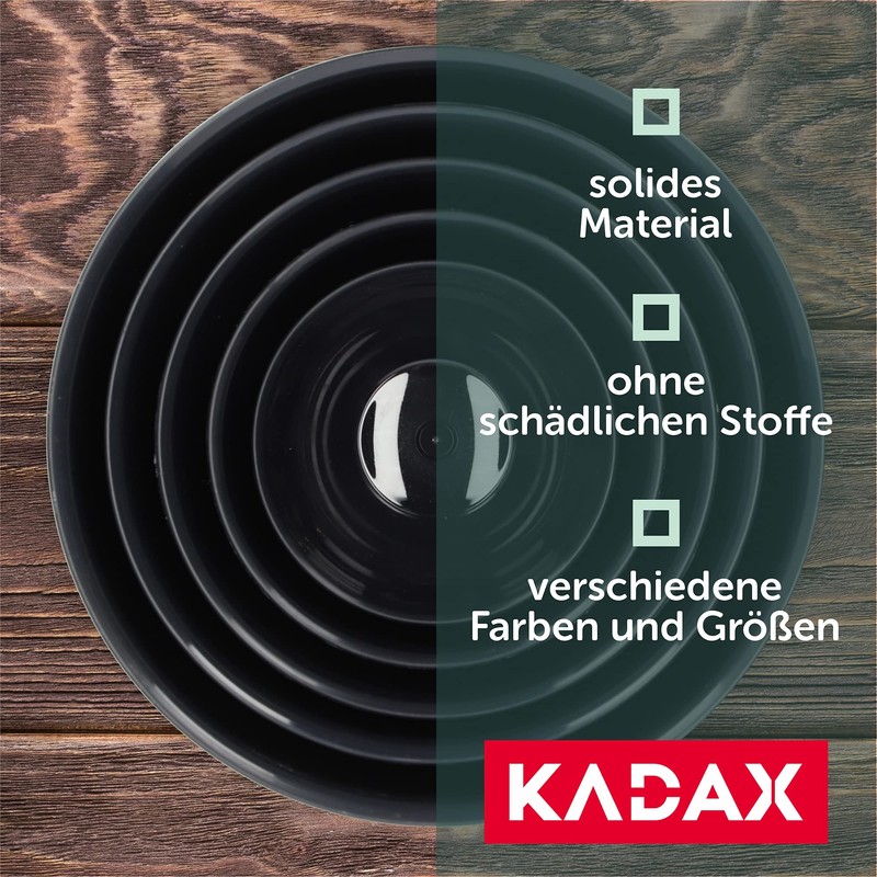 KADAX Plastic Bowl, Salad Bowl, Stackable Mixing Bowl, Plastic Bowl,