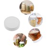 TAODAN 8PCS 70mm White Food Grade Plastic Sealed Storage Lid