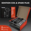 A-Premium Set of 8 Ignition Coil Pack and Iridium Spark