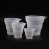 Taza medidora plegable de silicona para taza medidora plegable de