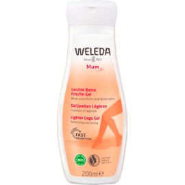 WELEDA Bio Mama Light Legs Fresh Gel - Natural Natural Cosmetics Body Care Leg Lotion for Care of Stressed Legs During Pregnancy. Refreshes and Invigorates with Citrus Fragrance (1 x 200 ml)