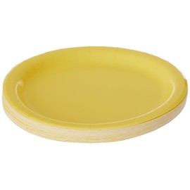 Creative Converting Touch of Color 24 Count Paper Dessert Plates, Mimosa, 6.75 inches