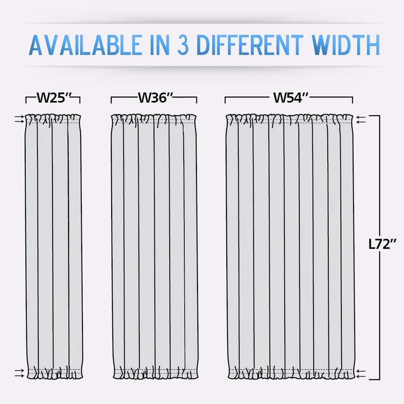 NICETOWN Door Curtains - Thermal Insulated Blackout & Door Curtain