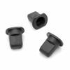 VVO Fasteners- Black Plastic Badge & Emblem Grommet Clips for