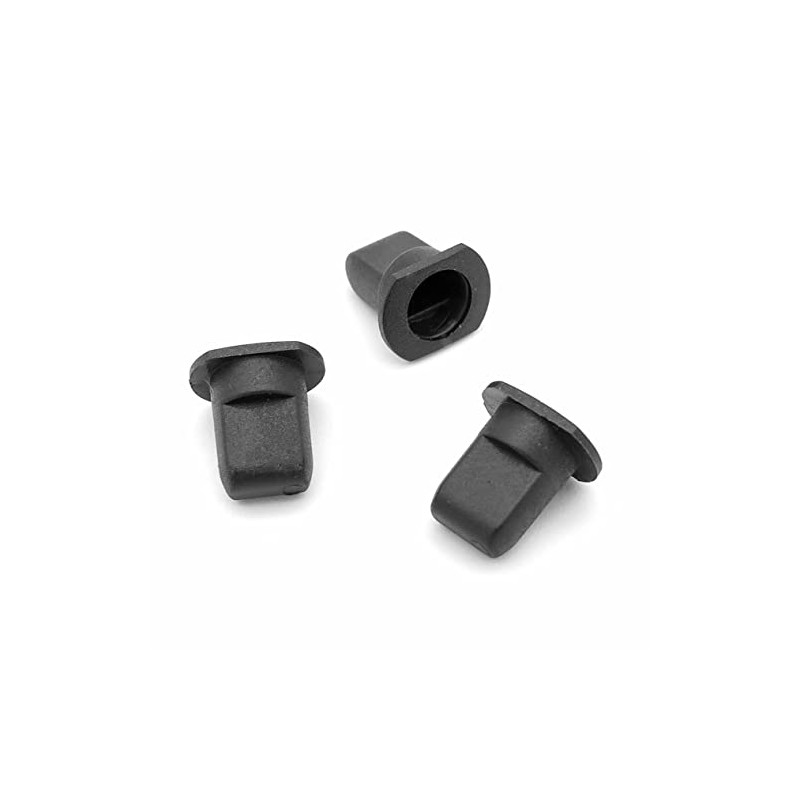 VVO Fasteners- Black Plastic Badge & Emblem Grommet Clips for