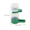 Sosoport 15pcs Automatic Bird Water Feeder No-Leak Dispenser for Parrots