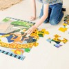 Melissa & Doug Safari Social Jumbo Floor Puzzle (24 Pieces,