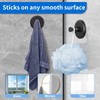 JUYSON Suction Cup Hooks for Shower, Towel Hooks for Bathrooms,