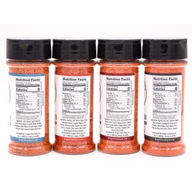 Dragon Island Spice - Spicy Chicken Spice Set | Meal Prep Spices, Seasoning Gift Pack, Nashville Chicken Rub, Cajun Seasonings, 4 Spice Jars