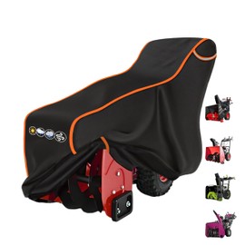 Snow Blower Cover 24/26/28 in Heavy Duty 600D Waterproof Snowblower Cover,Outdoor Snow Thrower Protector,Universal for EGO,PowerSmart,Cub Cadet,Honda,Ryobi,Ariens,Troy Bilt,Snow Joe,Toro