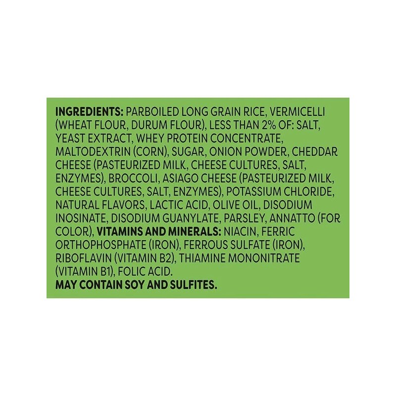 Knorr Rice Sides For a TastyDish Cheddar Broccoli No Added