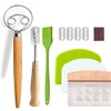 Bread Baking Tool Set | Danish Dough Whisk, Bread Lame