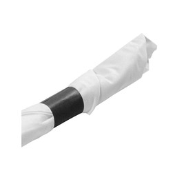 Perfect Stix - Napkin Band Black Napkin Band, 1.5" x 4.5", Black (Pack of 500)