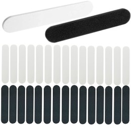 monochef 30pcs Hat Size Tape Hat Size Reducer Inserts Liner Foam Reducing Sizing Tape Sizer Self Adhesive for Hats Caps Make Smaller Sweatband Black White
