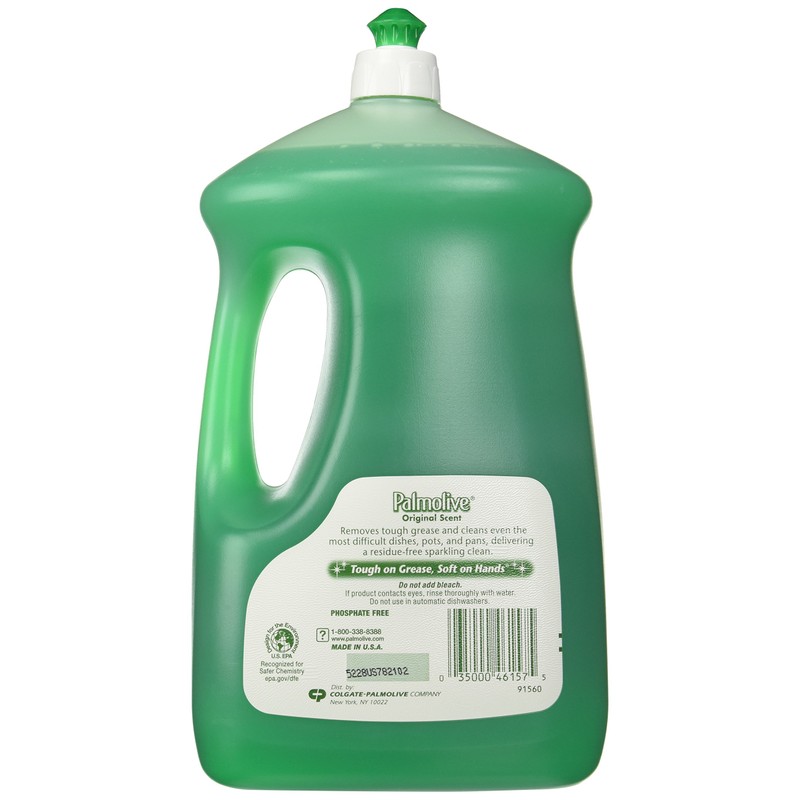 Palmolive 46157 Dishwashing Liquid, Original Scent, Green, 90oz Bottle (Case
