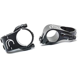Deda Elementi Unisex's Parabolica Handlebar Extension Clamps, Black, 31.7mm