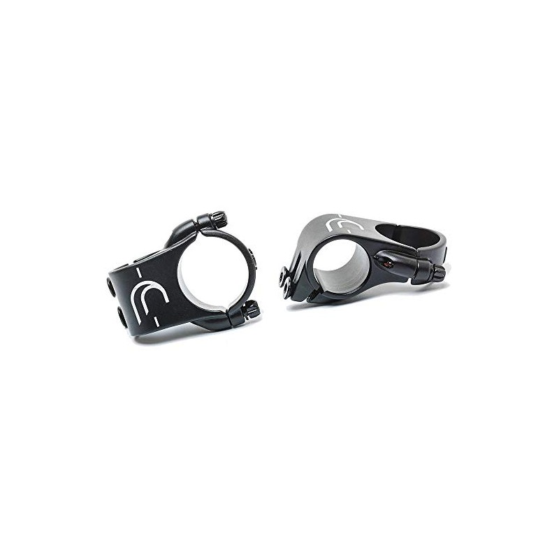 Deda Elementi Unisex's Parabolica Handlebar Extension Clamps, Black, 31.7mm
