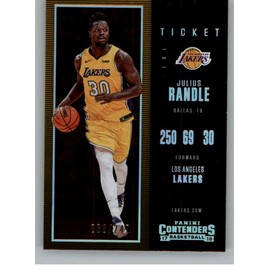 2017-18 Panini Contenders Playoff Ticket #42 Julius Randle SER/249 Lakers Basketball Card