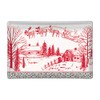 Michel Design Works Rectangular Glass Soap Dish, Santa's Eve