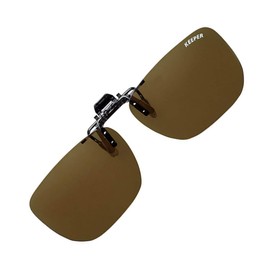 Cliponkeeper 9338 Polarized Bib Clip On Sunglasses, Over Glasses, UV Protection, Ultra Lightweight, Flip-up Type, Large, Cool Keeper, Made in Japan