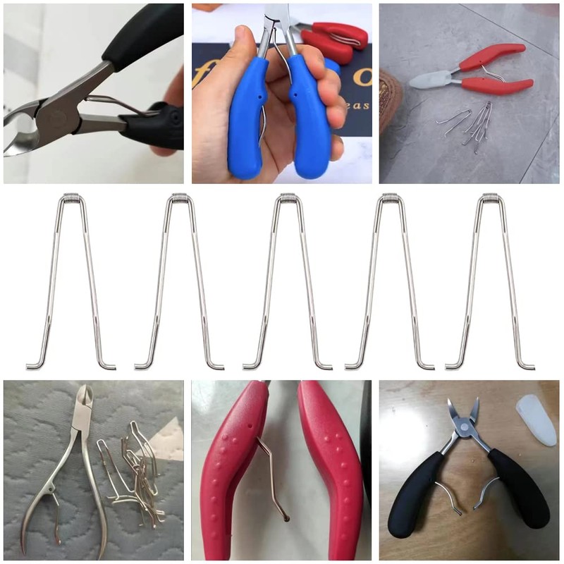 TorSor 5 Pack Toenail Clippers Spring Toe Nail Trimmer Torsion