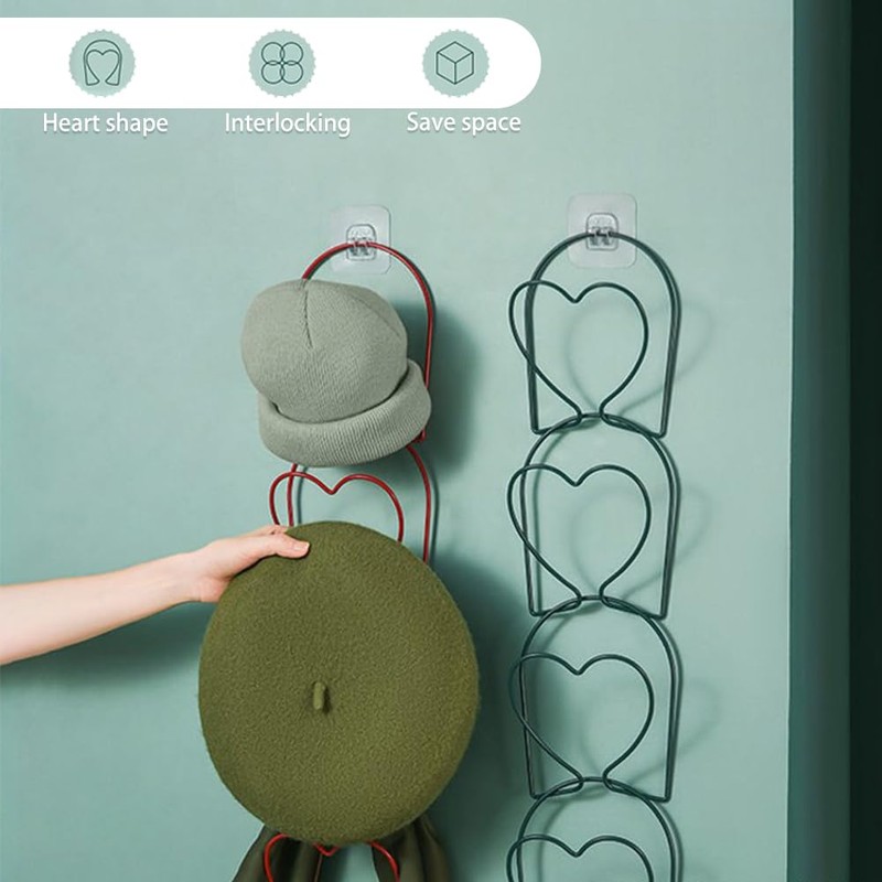 iayokocc 5pcs Hat Rack Hanger Holder Organizer Closet Hanging, Baseball