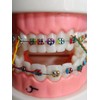 2 Color Mixed Dental Orthodontic Ligature Ties Kits Teeth Braces