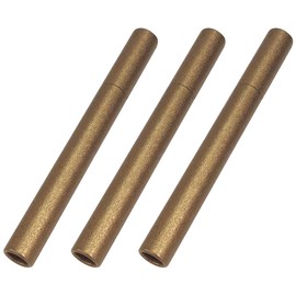 Audio Fan Incense Stick Case, Length 6.3 inches (16 cm) x Diameter 0.7 inches (1.8 cm) x Inner Diameter 0.6 inches (1.4 cm), Incense Holders, Portable, Convenient, Storage, Stylish, Cute, Bronze, 3