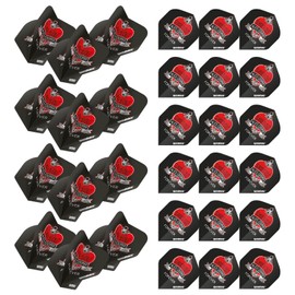 WINMAU Rock Legends Dart Flights - 10 Sets Per Pack (Total 30 Dart Flights) Available in Varying Designs (Alice Cooper, School's Out)