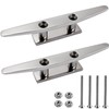 SHENGHUISS Boat Open Base Cleat 316 Stainless Steel Mooring Dock