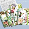 DWIYITTN A5 Spiral Notebook for Women, 4-Pack Hardback Notebook Gift