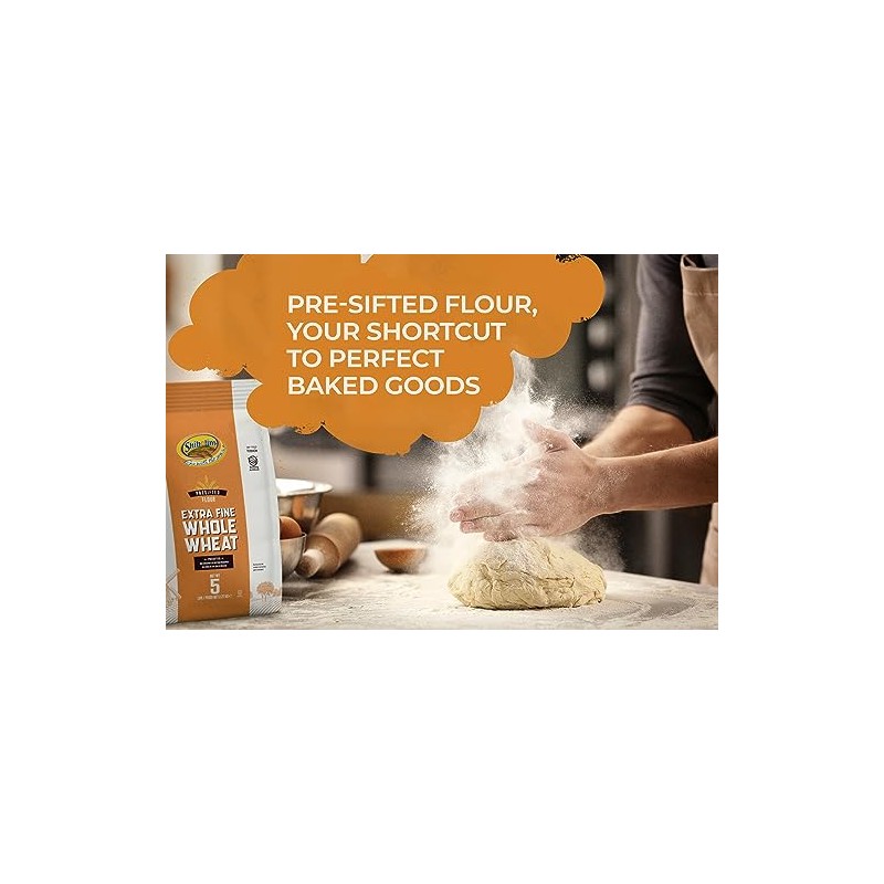 Shibolim 100% Extra Fine, Whole Wheat Flour 80oz (5lb) |