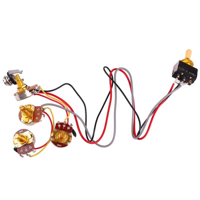 Guitar Potentiometer 18mm A500K B500K Volume Control Instrument Accessory for